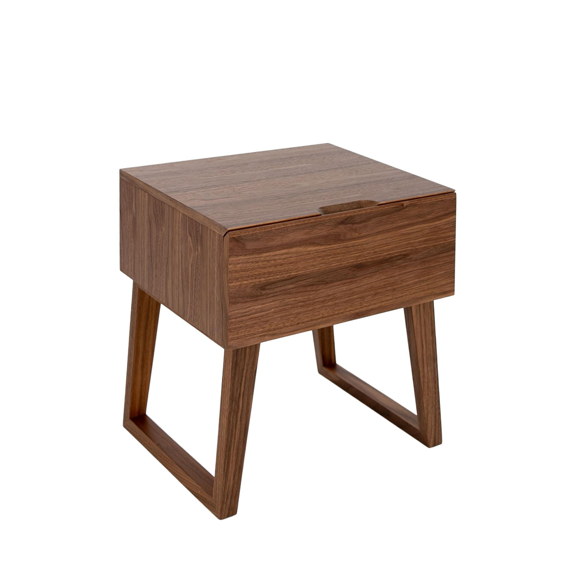 NACHTTISCH Nussbaum - Walnussfarben/Multicolor, Holz/Holzwerkstoff (45/50/40cm) - ANGEL CERDA