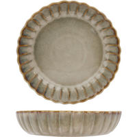 TIEFER TELLER Tiefe Teller / Pastateller - Astera Pearl Beige - ø 22 cm - 4 Stück - Beige, Keramik (22/22/5cm) - Cosy & Trendy
