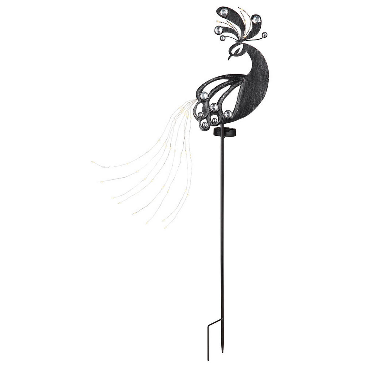 LED AUSSENLEUCHTE Metall Schwarz - Schwarz, Metall (17.5/4.5/88cm) - Globo Lighting