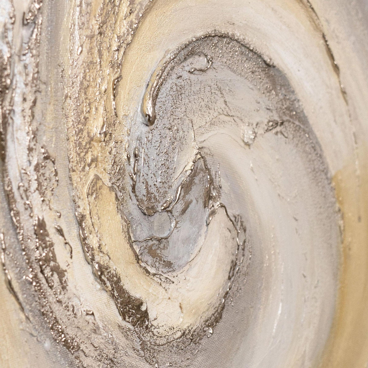 GEMÄLDE Sand und Wolken Schattenfugenrahmen Eichefarben 140x100 cm - Eichefarben, Holz (140/100cm) - YS-art gallery