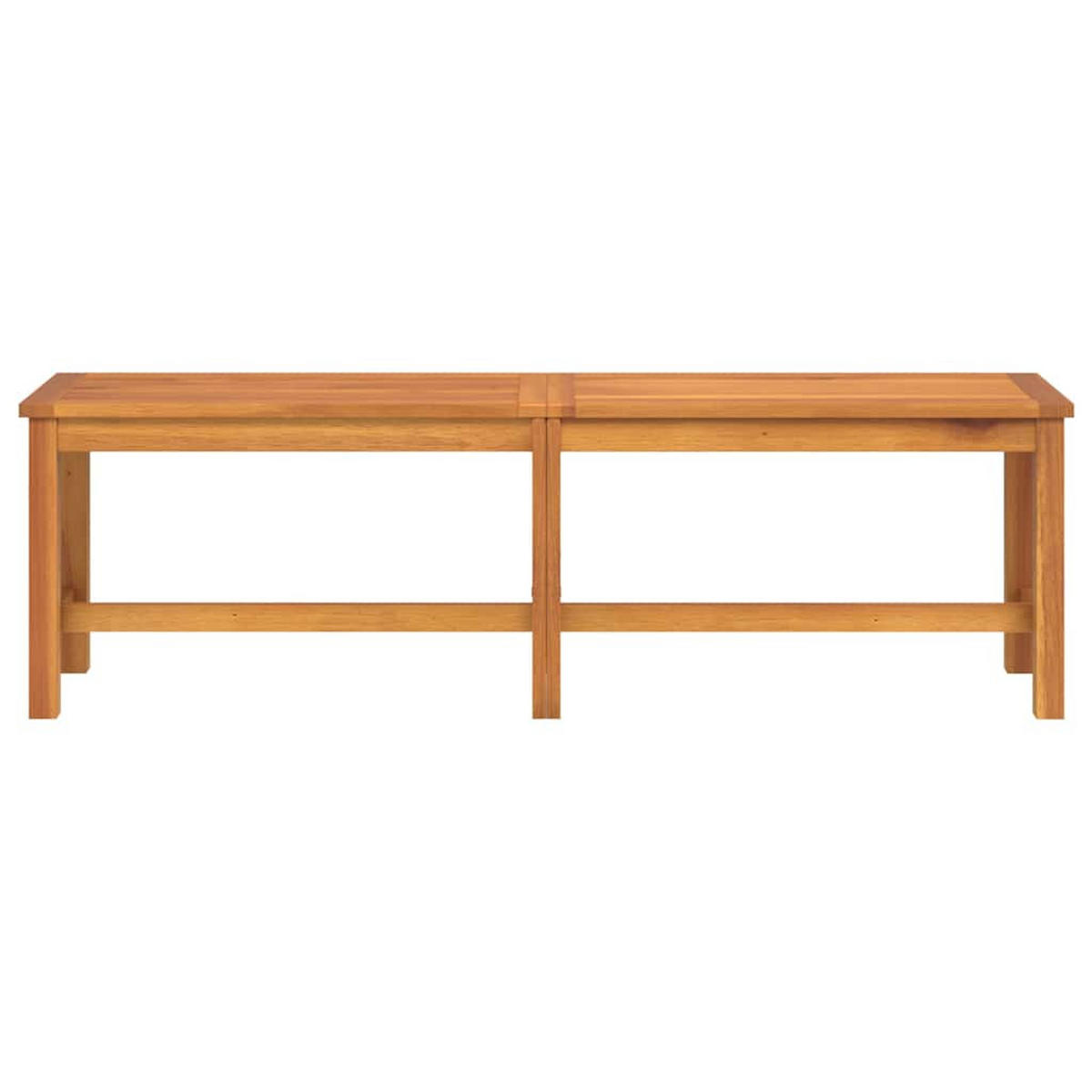 GARTENBANK 150/35/45 Cm Massivholz Akazie - Braun, Holz (35/45/150cm) - vidaXL