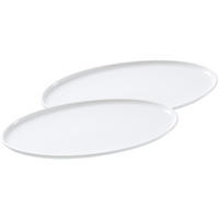 SERVIERPLATTEN Skagen weiß 30 x 17,5 cm 2er Set - Weiß, Keramik (17.5/2/30cm) - Ritzenhoff Breker