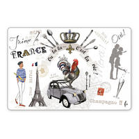 TISCHSET France Panorama passend 30 x 45 cm - Multicolor, Textil (45/30cm) - Winkler