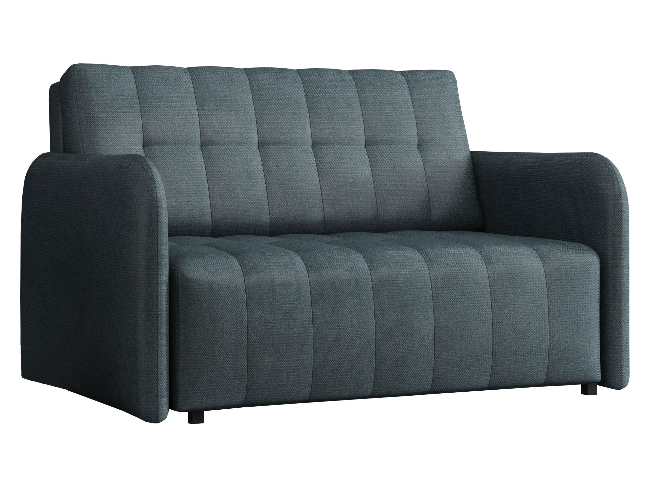 SCHLAFSOFA Viva Grand II - Blaugrau/Schwarz, Holz/Kunststoff (125/85/95cm) - MIRJAN24
