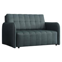 SCHLAFSOFA Viva Grand II - Blaugrau/Schwarz, Holz/Kunststoff (125/85/95cm) - MIRJAN24