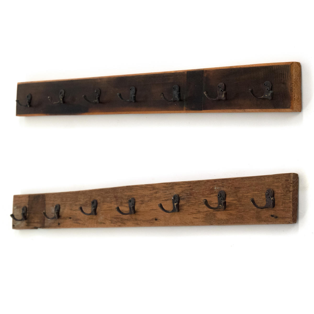 WANDGARDEROBE CASA 90 Recyclingholz naturfarben - Naturfarben, Holz (90/9/8cm) - DESIGN DELIGHTS