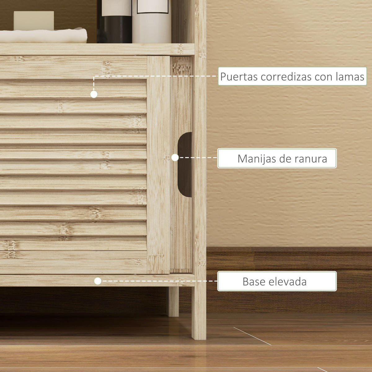 HÄNGESCHRANK Naturholz 1 Stück - Beige, Kunststoff (60/60/30cm) - GiPP