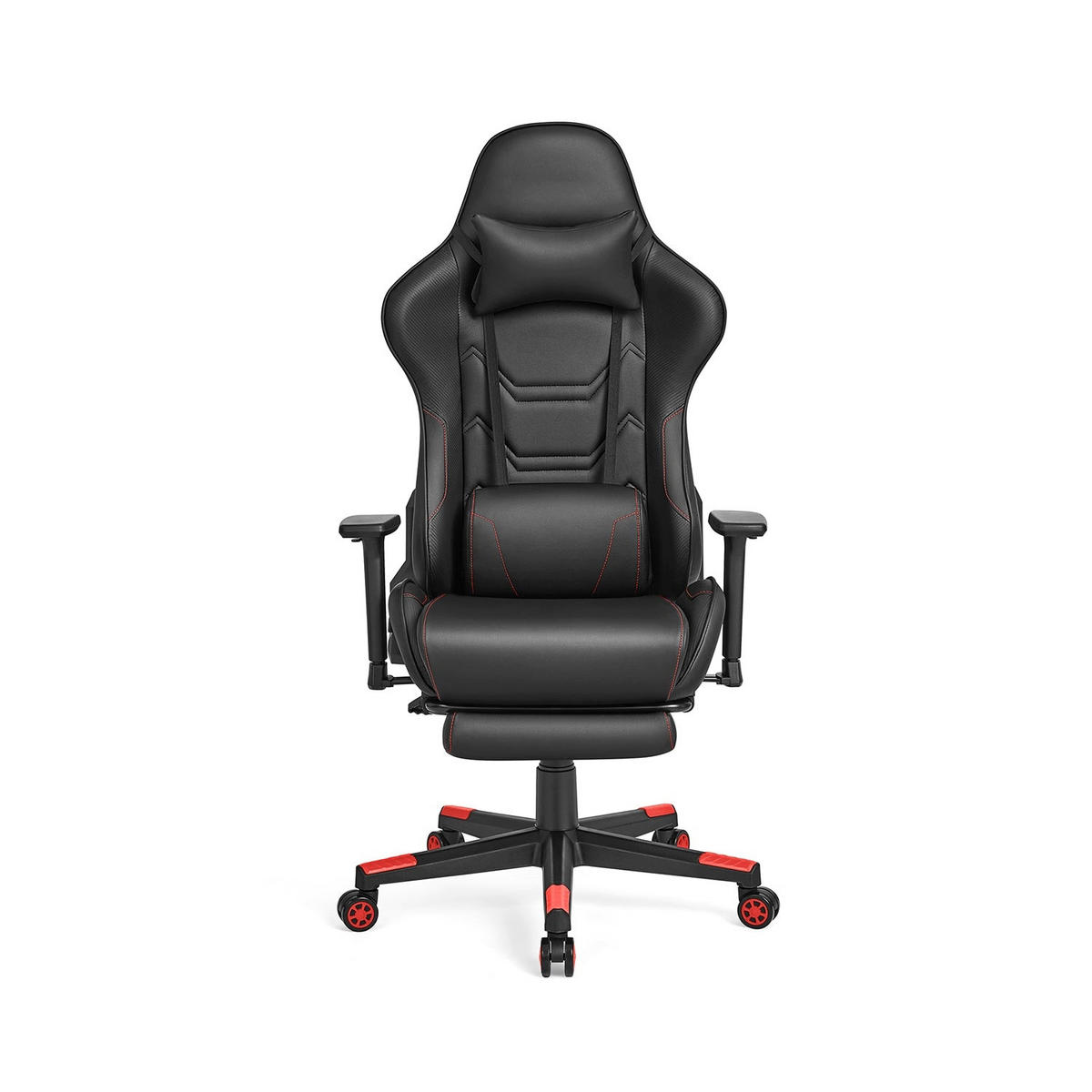 GAMING-STUHL GABORONE - Schwarz, Kunststoff (65/35/83cm) - Hansiro