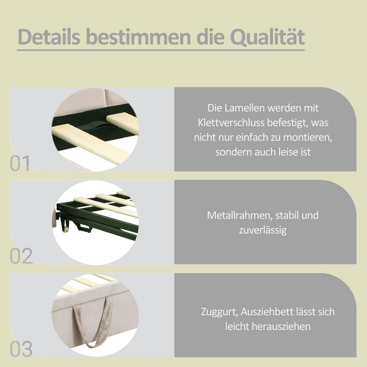 SCHLAFSOFA 90/200 cm & 180/200 cm in Beige Samt mit Ausziehbett - Beige, Holzwerkstoff/Textil (90/200cm) - WISHDOR