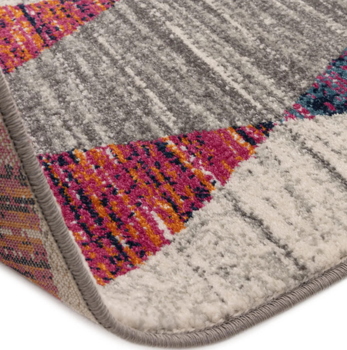 TEPPICH modern Flachgewebe CLONY Rosa 120 x 170 cm - Pink, Textil (120/170cm) - Novatrend