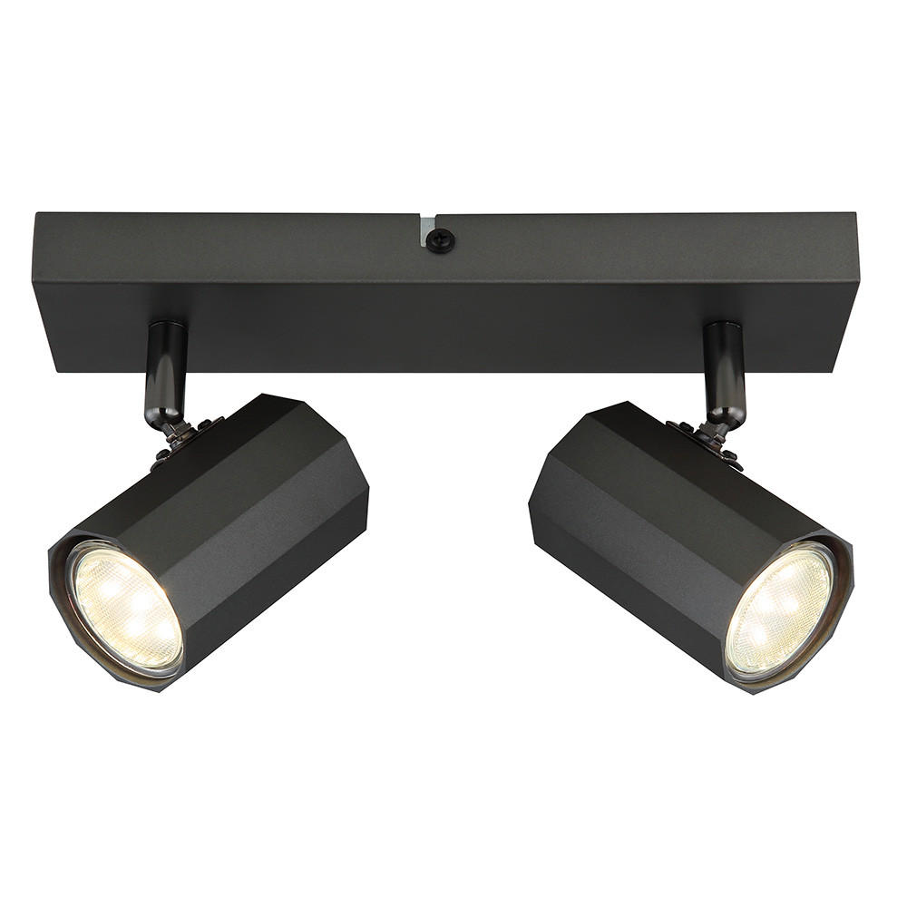 DECKENLEUCHTE Metall anthrazit JAMES - Anthrazit, Metall (26/6/14.5cm) - Globo Lighting