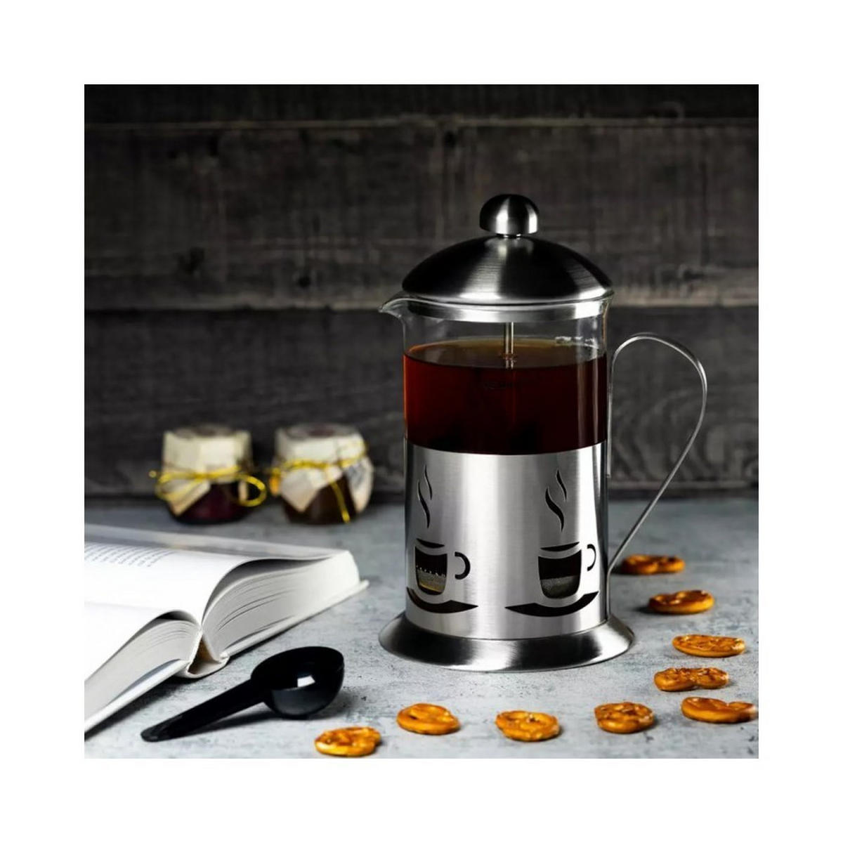 TEEKANNE Silber 11/11/20 cm KH4831 - Silberfarben, Metall (0.6L) - Kinghoff 