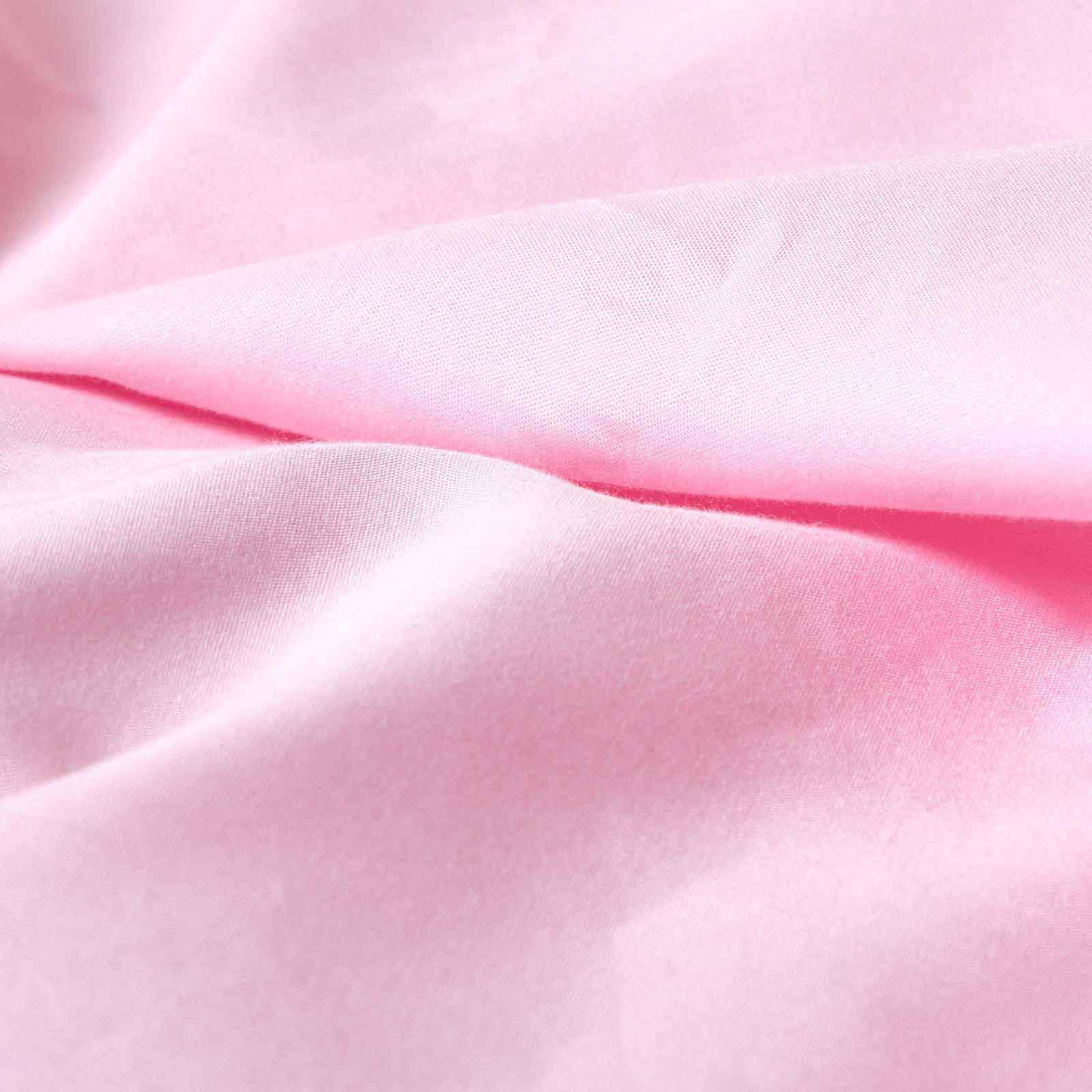 BETTLAKEN ohne Gummizug, Ägyptische Baumwolle, Fadendichte 200 - Rosa, Textil (270/300cm) - Homescapes