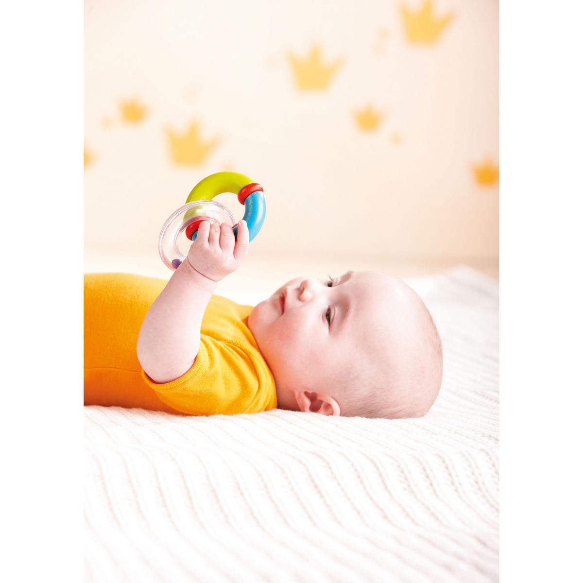 GREIFLING Ringel-Duo - Multicolor, Naturmaterialien (8.3/4.5/9cm) - Haba