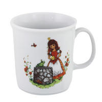 BECHER mit Henkel 0,21 l Froschkönig - Multicolor, Keramik (7.5/7.5/9.5cm) - Eschenbach