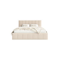 POLSTERBETT Moura 180x200 cm, Cremeweiß - Creme, Textil (180/200cm) - Fedve