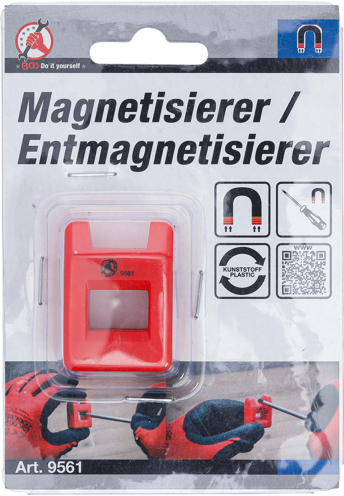 MAGNETISIERER / ENTMAGNETISIERER - Multicolor, Kunststoff/Metall (1/1cm) - BGS technic