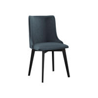 STUHL Monti 5, Holzfarbe: Schwarz - Blaugrau/Schwarz, Holz (48/83/53cm) - MIRJAN24