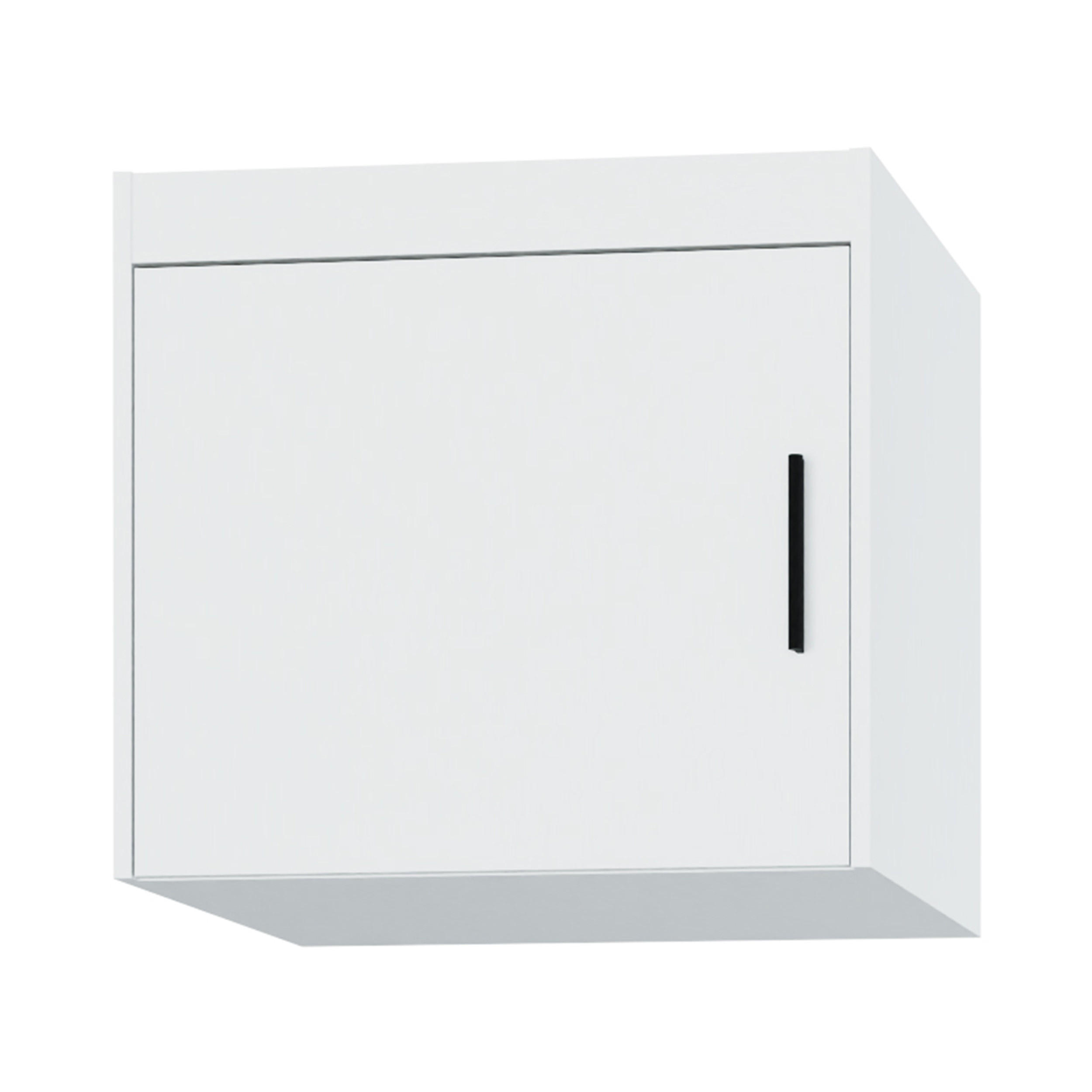 AUFSATZSCHRANK Storicos Weiß 59,9/55/53 cm - 1T Modern - Weiß, Holzwerkstoff/Kunststoff (60/55/53cm) - AX Living