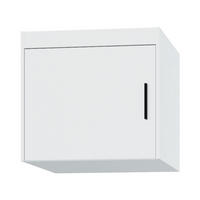 AUFSATZSCHRANK Storicos Weiß 59,9/55/53 cm - 1T Modern - Weiß, Holzwerkstoff/Kunststoff (60/55/53cm) - AX Living