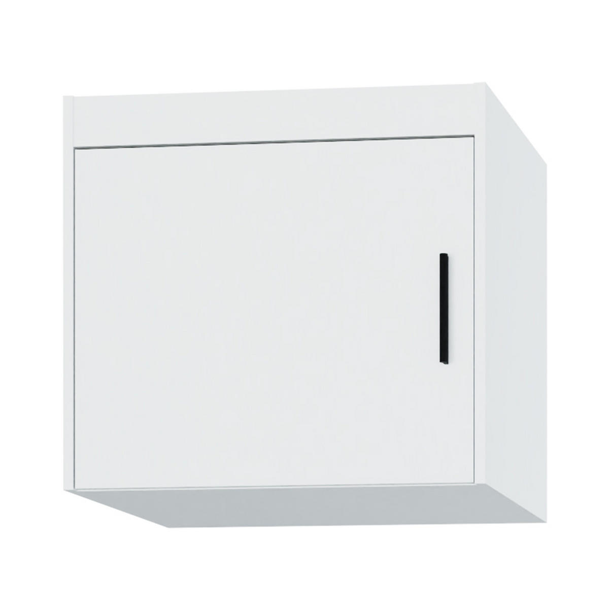 AUFSATZSCHRANK Storicos Weiß 59,9/55/53 cm - 1T Modern - Weiß, Holzwerkstoff/Kunststoff (60/55/53cm) - AX Living