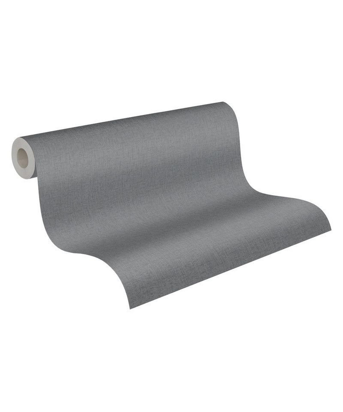 VLIESTAPETE Schwarz 53/1005 cm - Schwarz, Textil (53/1cm) - KUNSTLOFT
