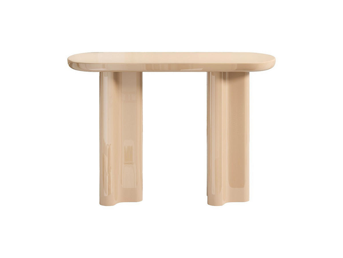 KONSOLENTISCH - 120 cm x 35 cm - Holz, Platte - Beige - LESONA - Beige, Holz (35/120/80cm) - Vente-Unique