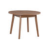 ESSTISCH Oslo 3 L - Hellbraun/Braun, Holz (100/100/75cm) - Leaf Design