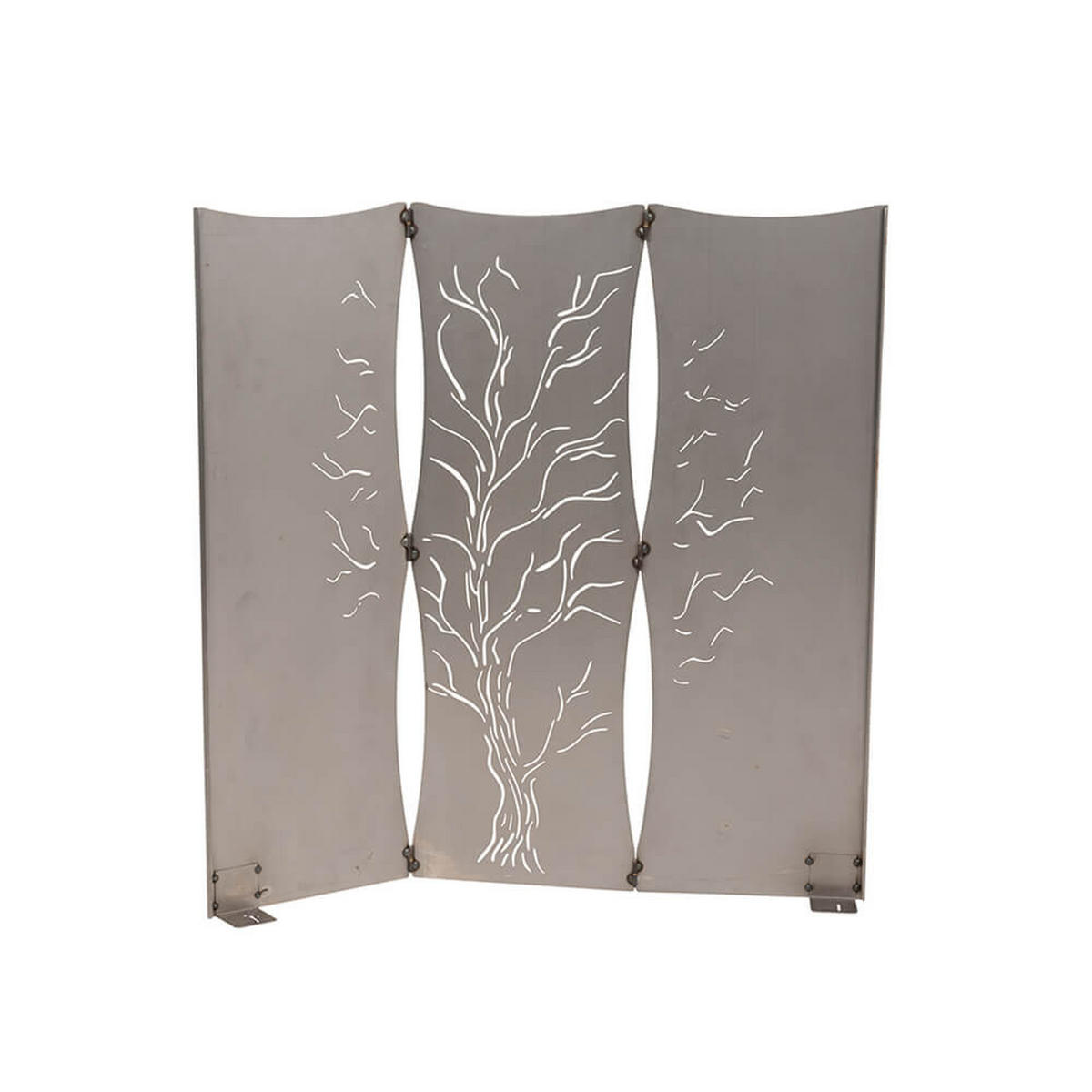 SICHTSCHUTZZAUN TREEFLOW - Orange, Metall (41.5/120cm) - Home Deluxe