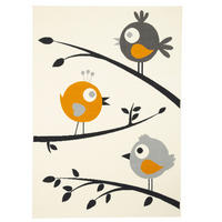 KINDERTEPPICH TRENDLINE VÖGEL - Creme, Textil (80/150cm) - Pergamon