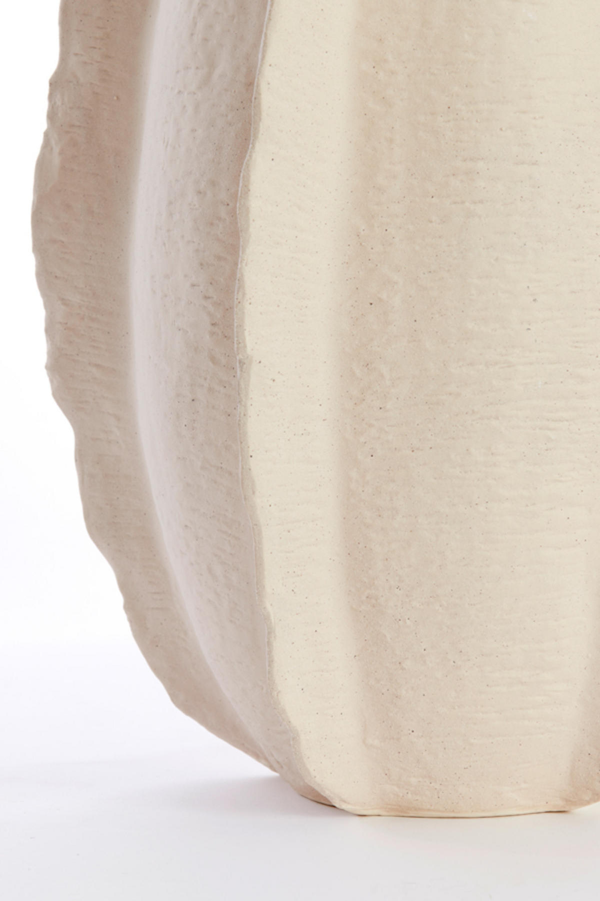 VASE Kelapa Weiß Ø37/66,5 cm - Weiß, Keramik (66.5cm) - Light & Living