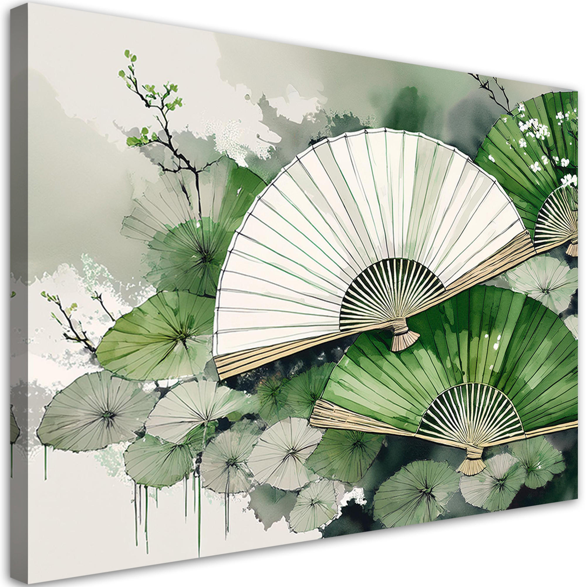 Feeby Wandbild Grün 60x40 cm