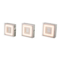 LED WANDLEUCHTE SAN FRANCISCO I Silber Metall - Silberfarben, Metall (9/3.1cm) - Globo Lighting