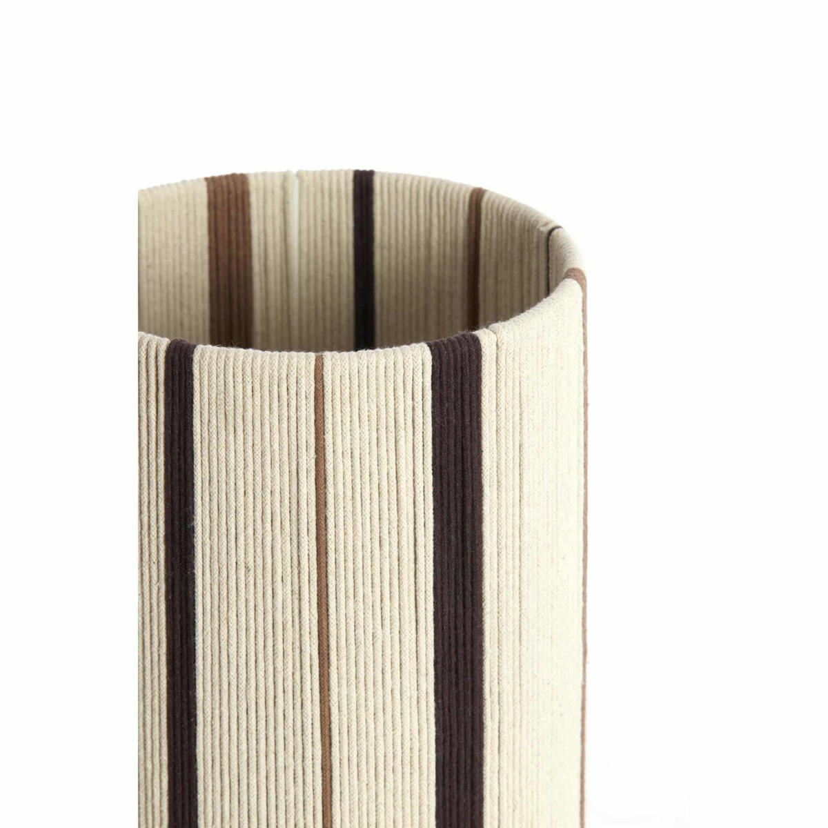 LAMPENSCHIRM Medan Weiß 20/20/30 cm - Weiß, Textil (20/20/30cm) - Light & Living