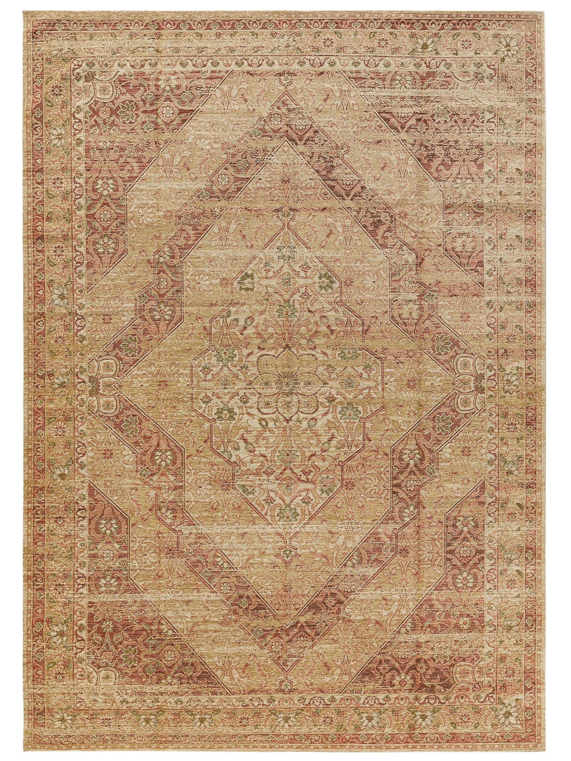 FLACHGEWEBETEPPICH Frencie Rosa 200x285 cm - Rosa, Textil (200/285cm) - benuta Nest