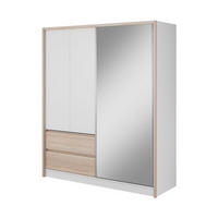 KLEIDERSCHRANK – 184 cm – Sara – Eiche - Sonoma Eiche, Holzwerkstoff (184/214/62cm) - hi-markt