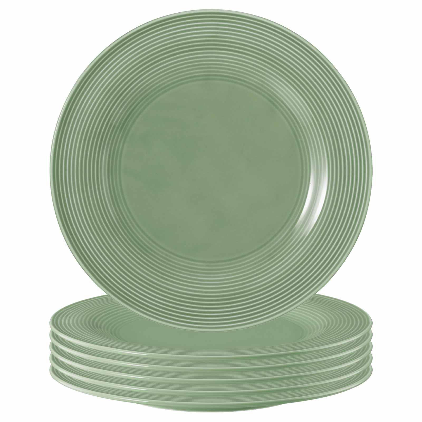 SPEISETELLER Beat Color Glaze Salbeigrün ø 27,7 cm 6er Set - Grün, Keramik (27.7cm) - Seltmann Weiden