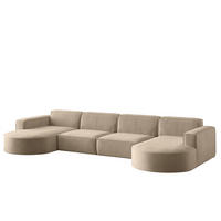 WOHNLANDSCHAFT Palma Xl In Noel - Beige, Holzwerkstoff/Textil (282/78/165cm) - Fun Möbel