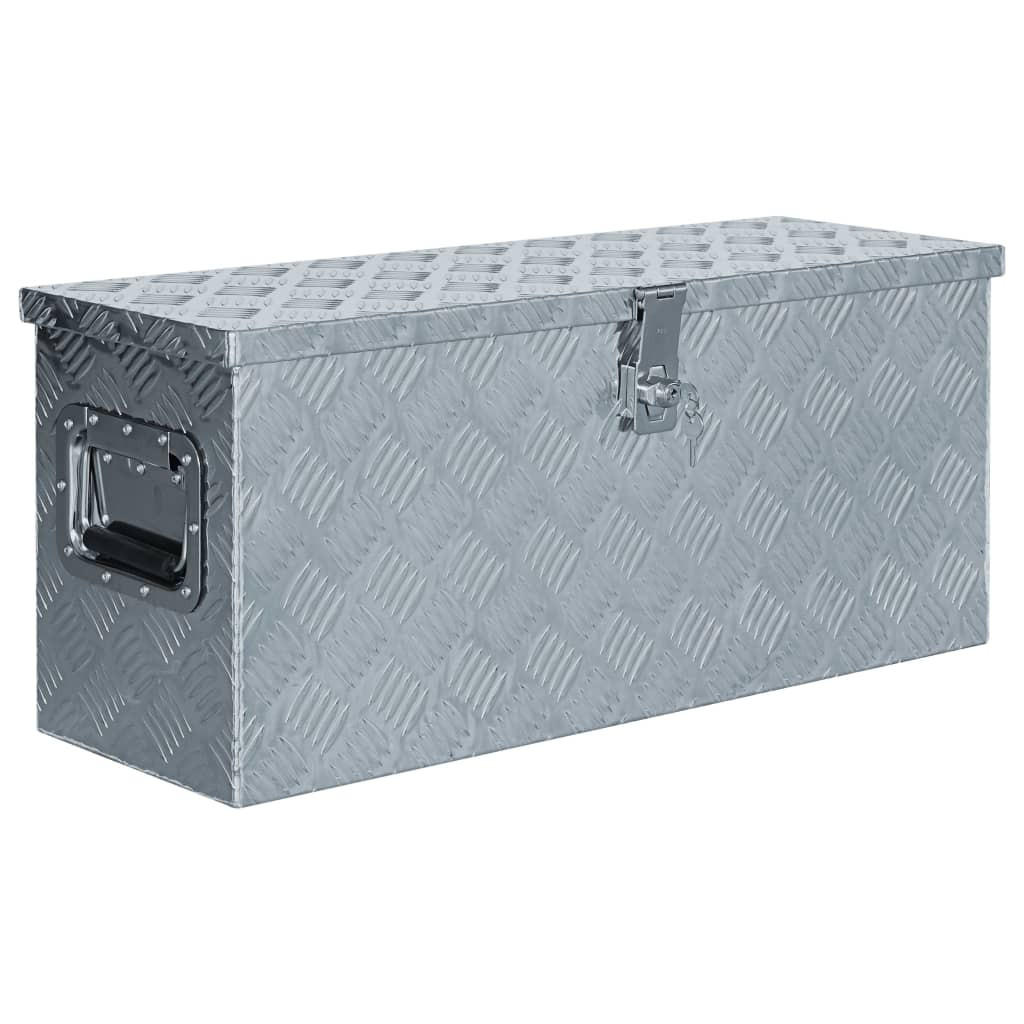Deluke Aluminiumbox Silber 76.5x33x26.5 cm