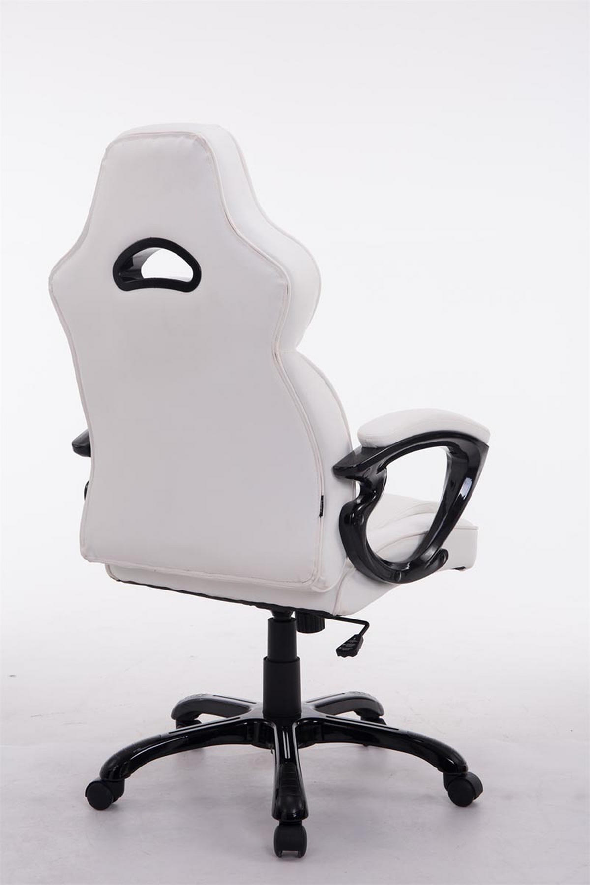 BÜROSTUHL Bigo 180, Kunstleder Weiß - Weiß, Kunststoff/Textil (66/124/72cm) - TPFLiving