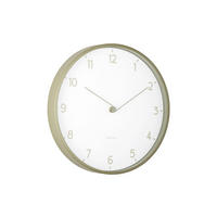 WANDUHR Sencillez Ø30 cm - Grün, Kunststoff (30/4/30cm) - Karlsson
