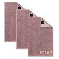 GÄSTETUCH Unisex Classic Frottier Rosa 3er Pack Baumwolle - Beige, Textil (200/135cm) - Joop!