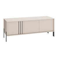 TV STOLEK VALOZA, 150/57/40 cm, kašmírový - kašmírová, kompozitní dřevo (150/57/40cm) - MASSENO