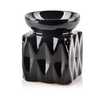 DUFTLAMPE Basic Schwarz 6.8/6.5/8 cm Keramik - Schwarz, Keramik (8cm) - Mondex
