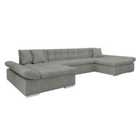 WOHNLANDSCHAFTEN Alia - Alufarben, Holz/Textil (360/75/160cm) - MIRJAN24