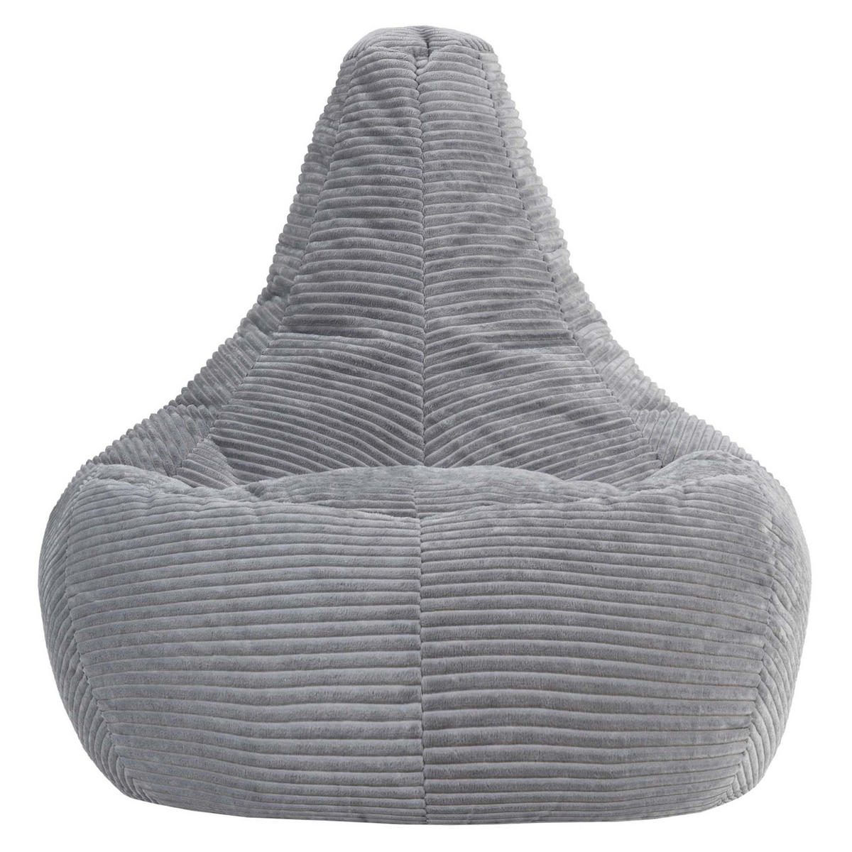 SITZSACK Dalton XXL Cord - Grau, Textil (94/85/92cm) - icon