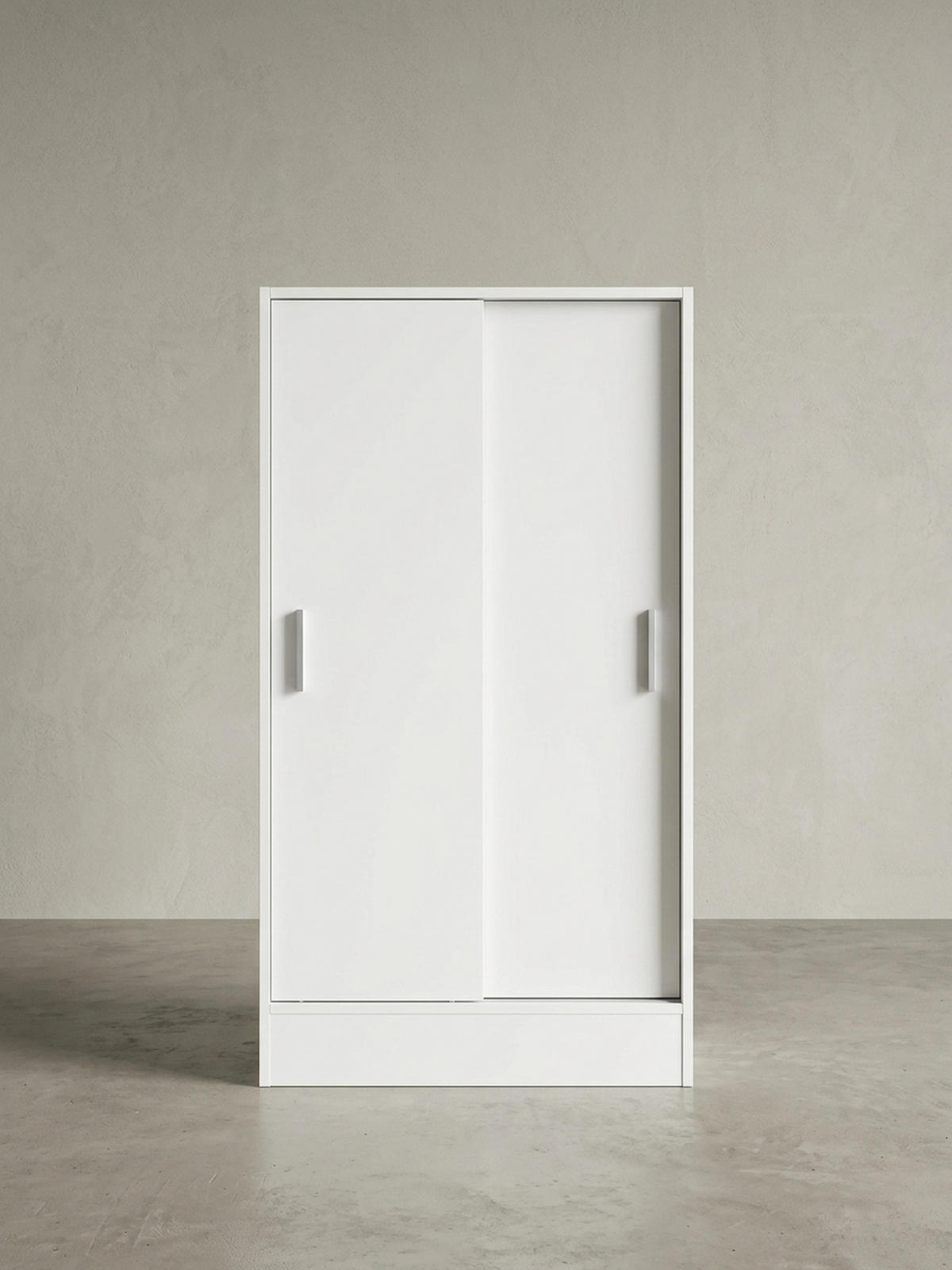 AKTENSCHRANK – Holz, Weiß, 60x107,5x28,5 cm, wasserabweisend & kratzfest, modern - Weiß, Holz/Metall (60/108/29cm) - KADIMA DESIGN