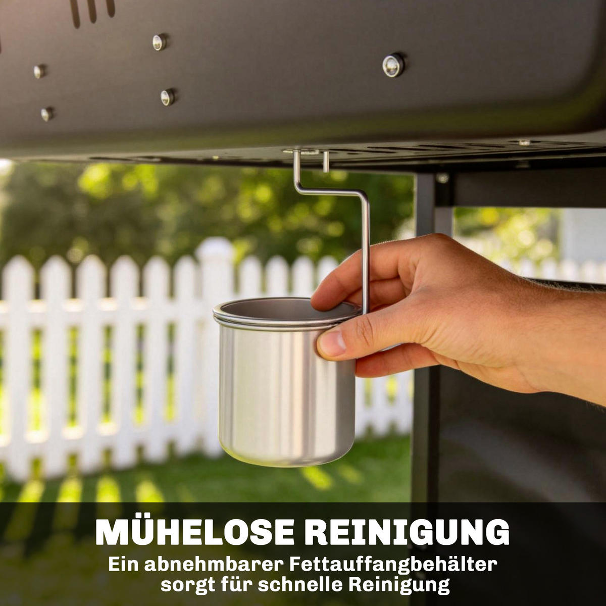 GASGRILL DE-10275 Edelstahl - Schwarz, Metall (56/95/99cm) - ComfortXL