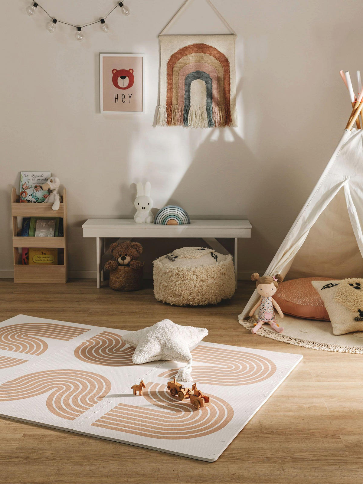 SPIELMATTE Archie Beige 120x180 cm - Beige, Textil (120/180cm) - Lytte