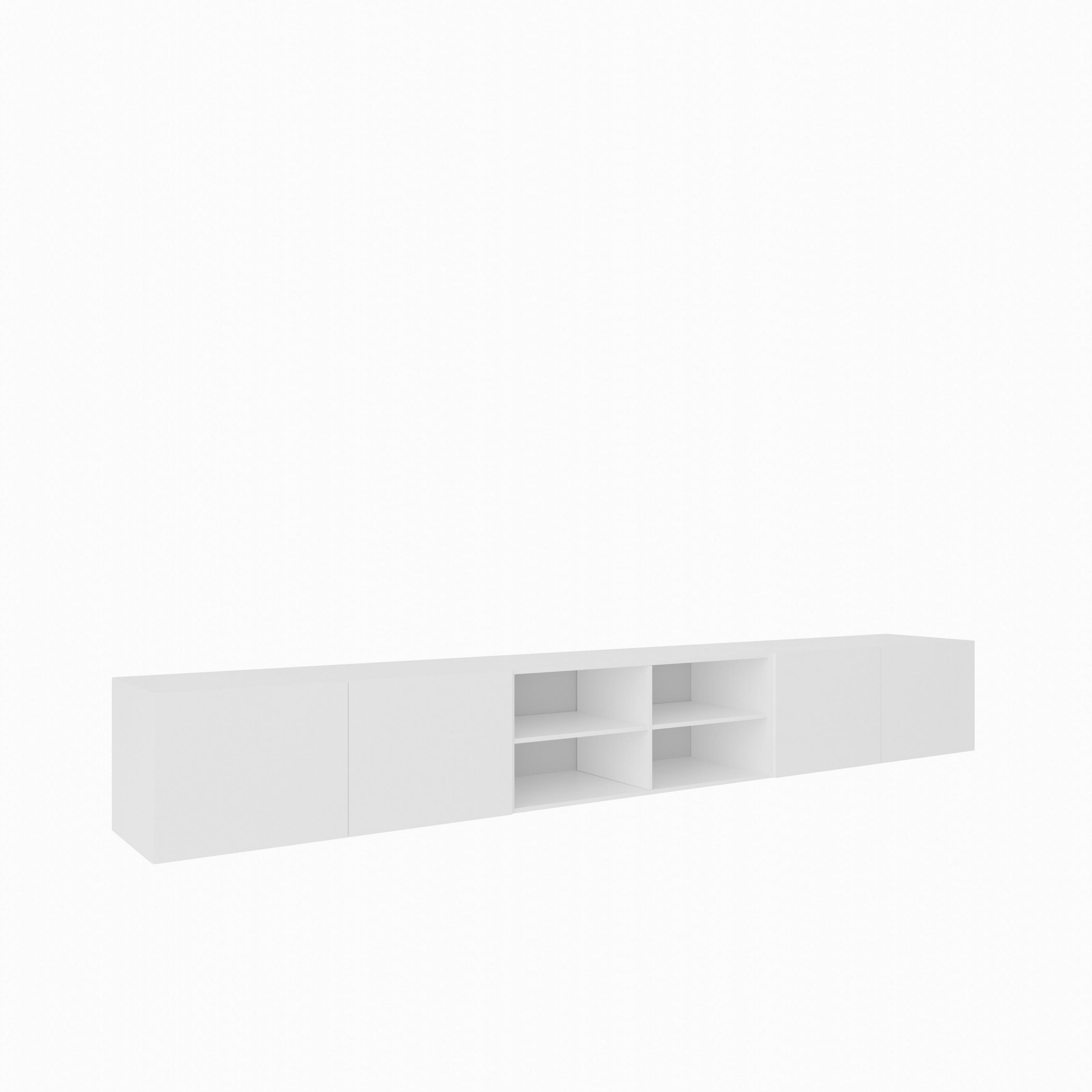 Margaret Hadas24 Tv-Schrank Weiß 300x41x40 cm